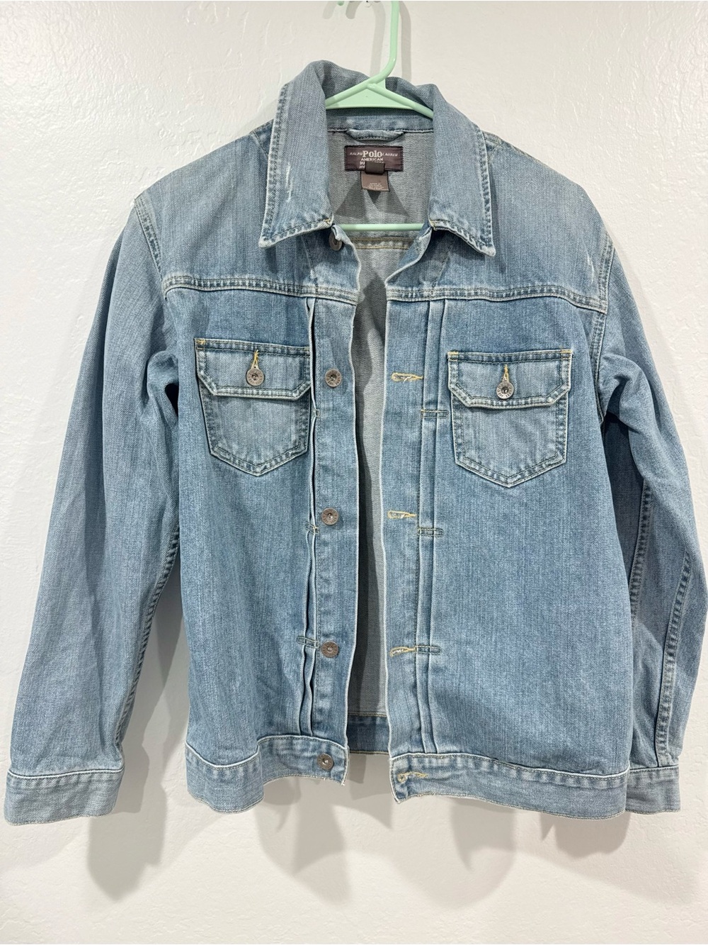 Polo Ralph Lauren Custom Painted Denim Jacket XL